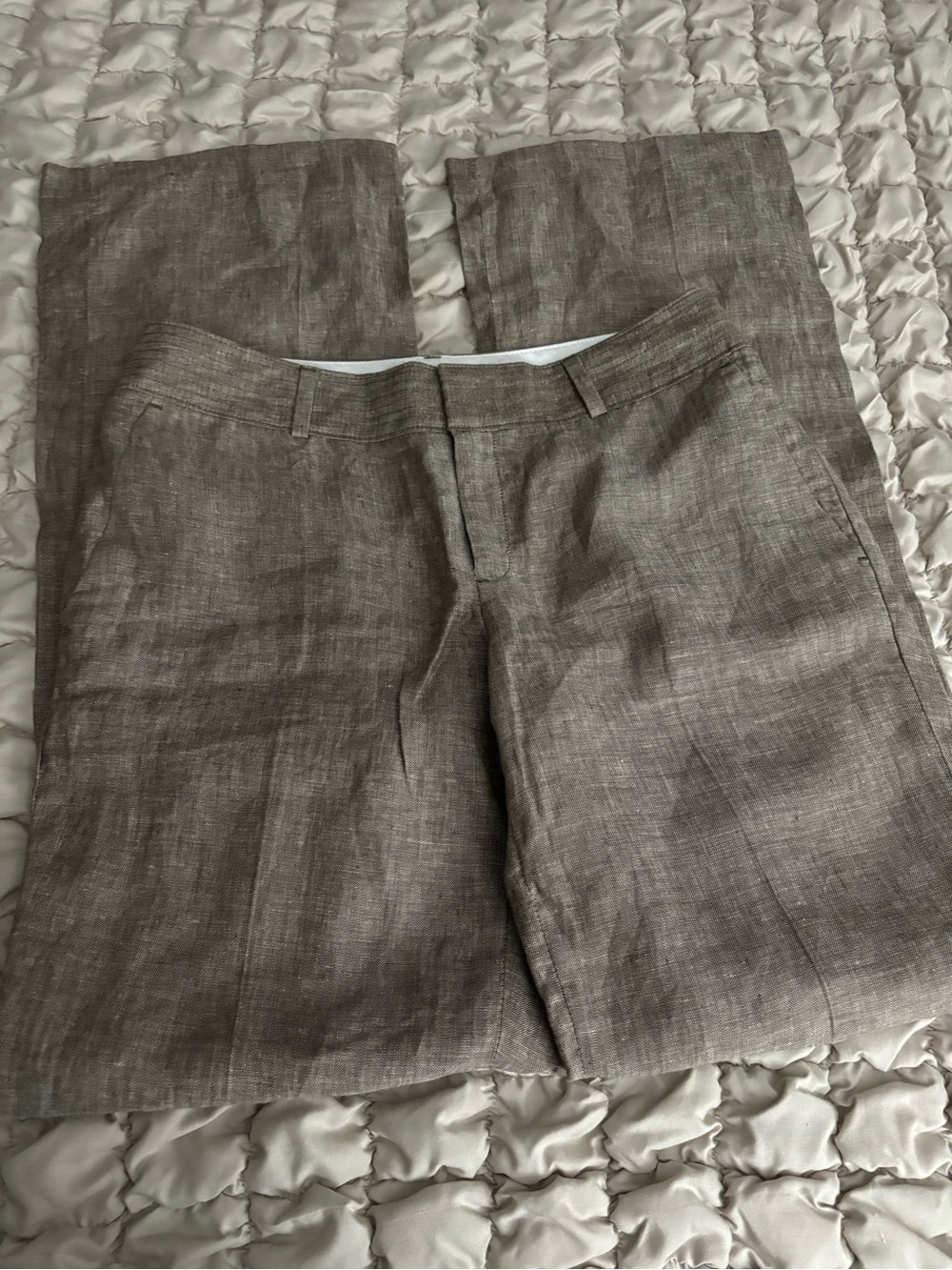 Banana Republic Light Brown 100% Linen pants